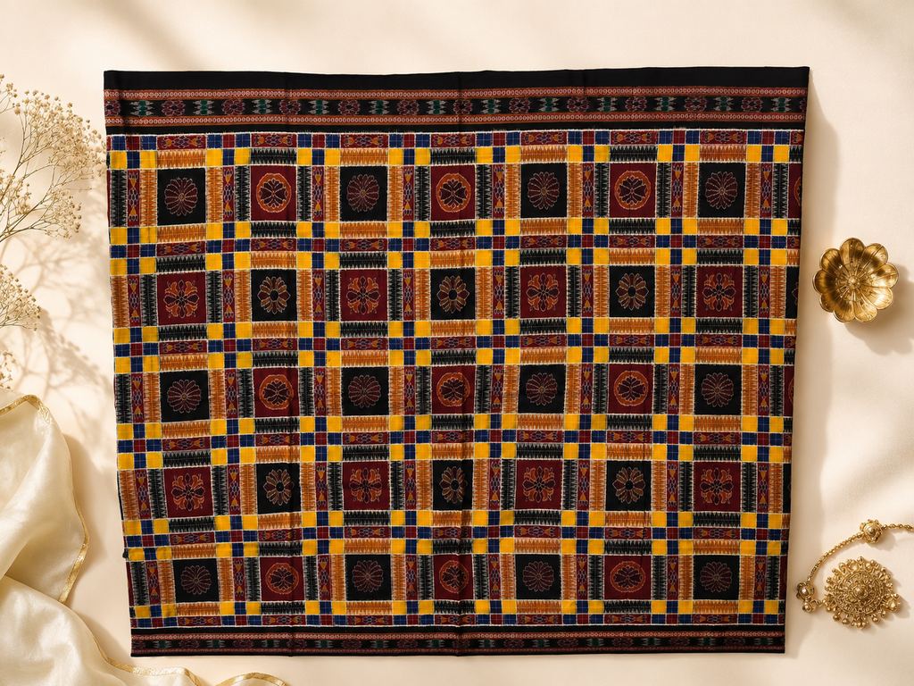 Classic Utkal Laxmi Sambalpuri Ikat Saree by Bandha Stories
