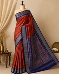 Elegant Tissue Cotton Sambalpuri Bandha Saree by Bandha Stories