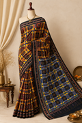 Classic Utkal Laxmi Sambalpuri Ikat Saree by Bandha Stories